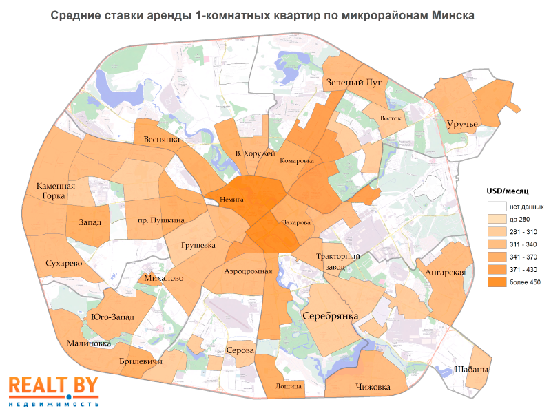 Обзор рынка аренды квартир в Минске за июнь 2013 года