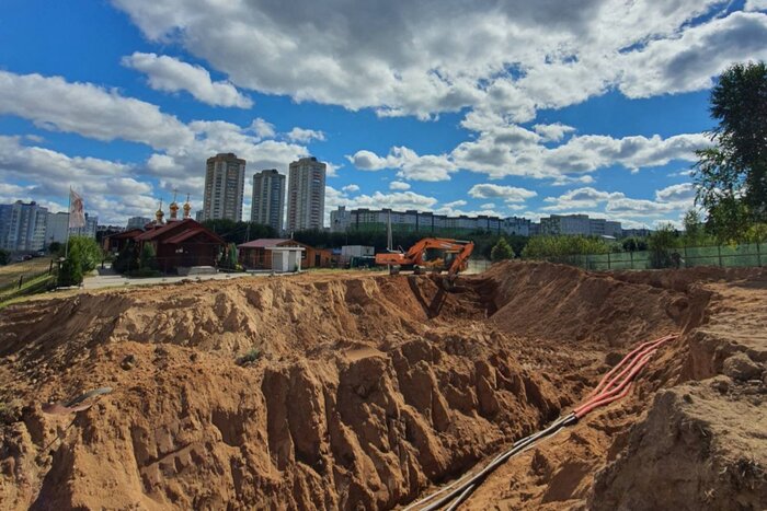 В Каменной Горке строят необычный храм с японскими мотивами