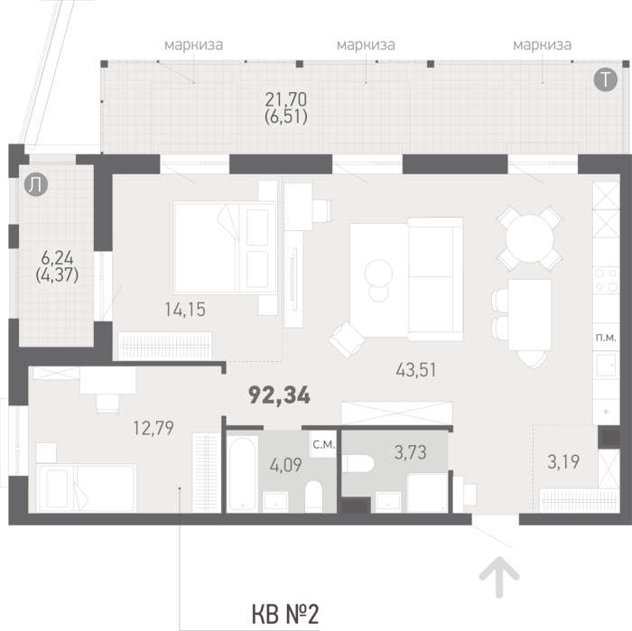 В Новой Боровой строят монолитный дом без однушек. Почем тут предлагают ...