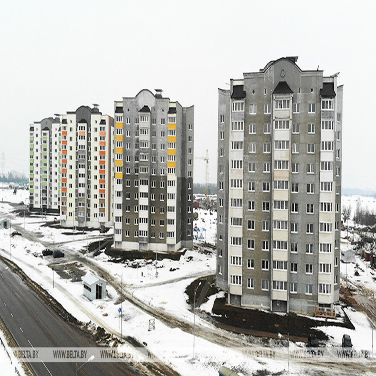 В Лиде возводят район, в который может переехать треть жителей города —  последние Новости на Realt