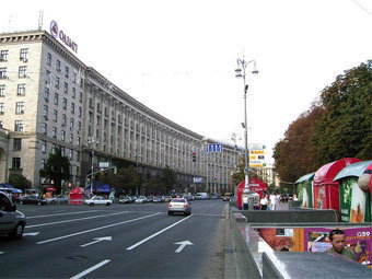 Вид на Крещатик. Фото Александра Носкина с сайта wikipedia.org