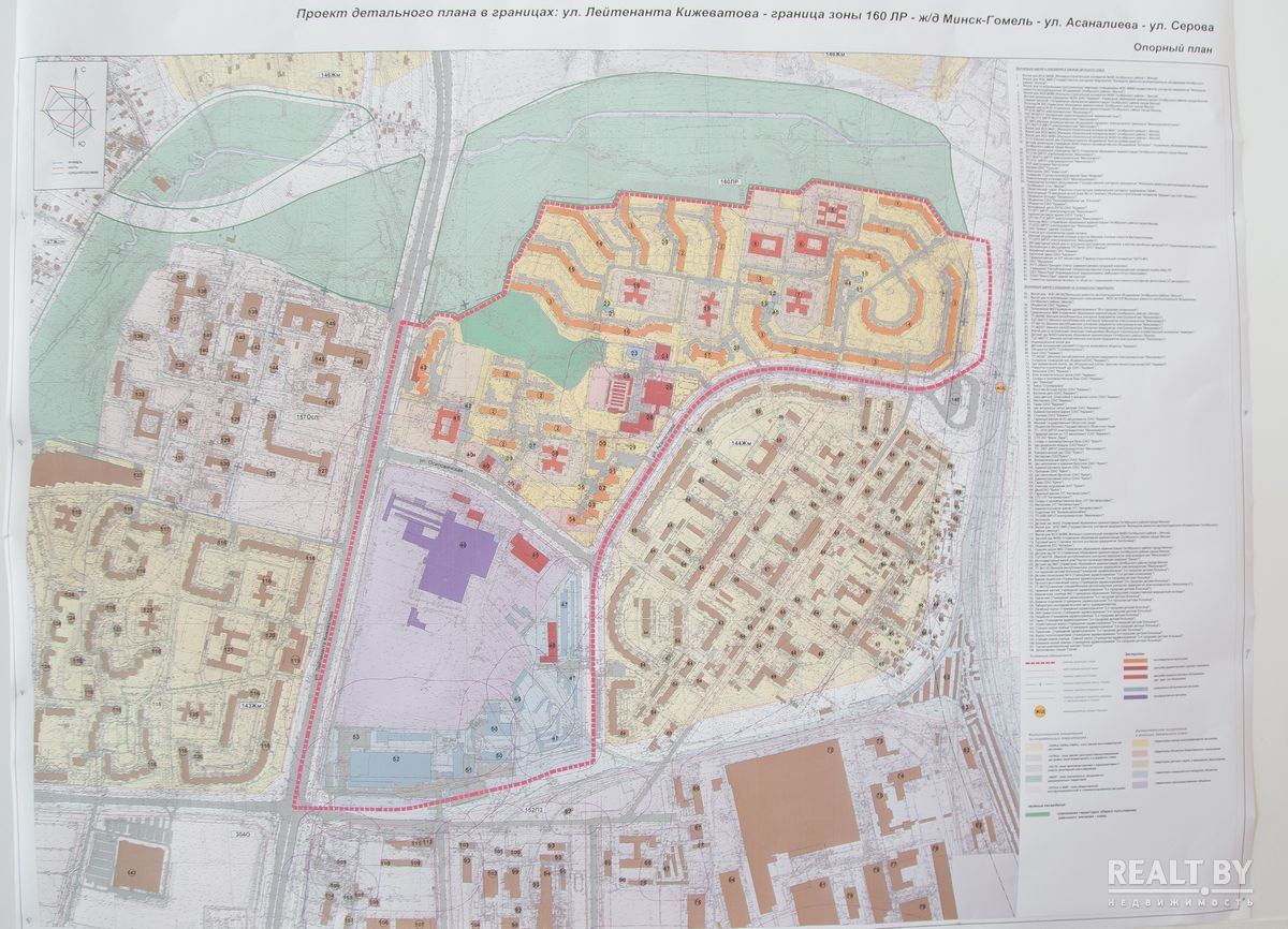 Карта застройки минска