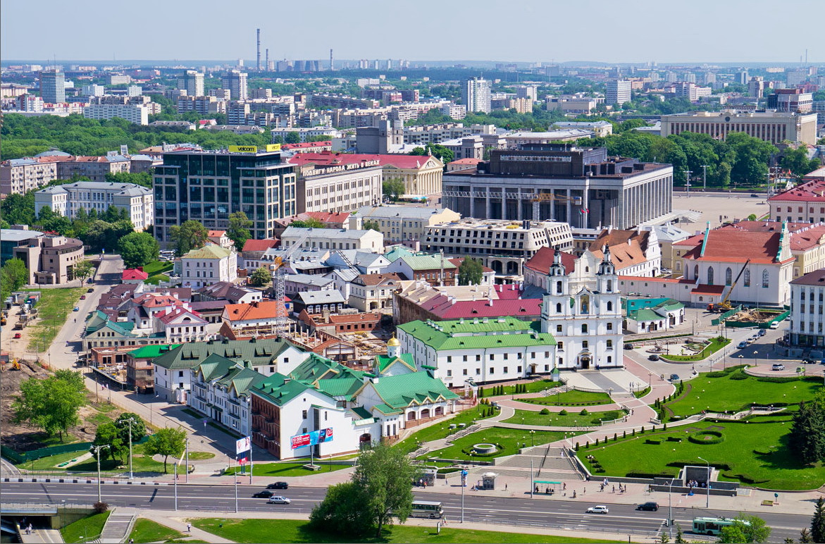 Белоруссия фото города Исторический центр Минска практически восстановлен, а площадь Свободы сделают пе