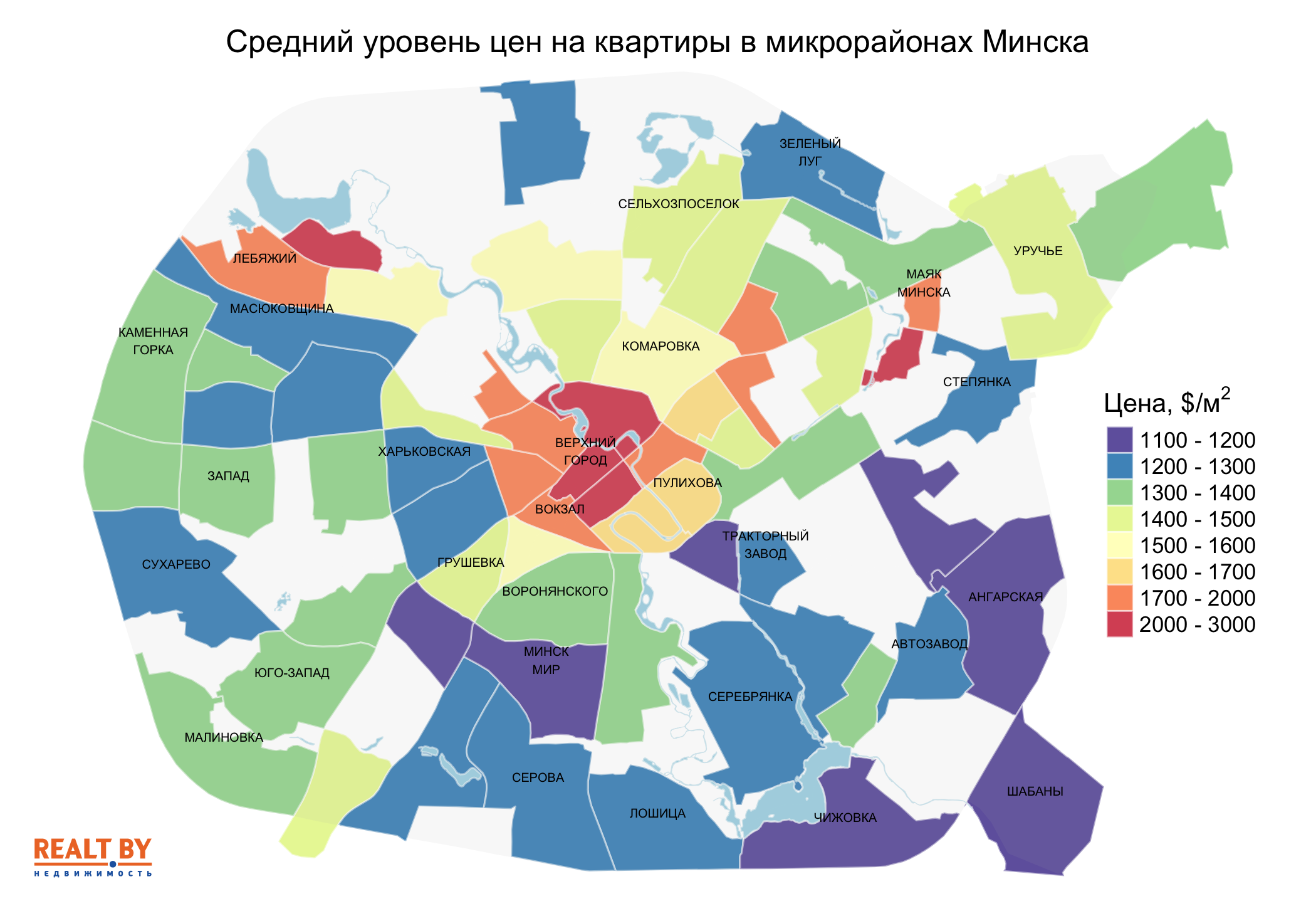 Мониторинг цен предложения квартир в Минске за 22 февраля — 1 марта 2021 года