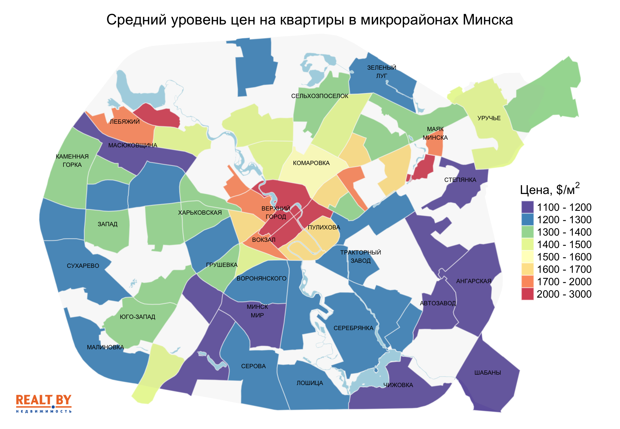 Мониторинг цен предложения квартир в Минске за 14-21 июня 2021 года